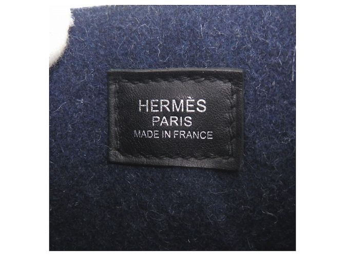 Evelyne TPM Schultertasche von Hermès Schwarz Blau - Ansicht 8