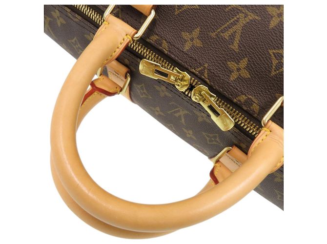 Borsa Boston Keepall 55 Monogram Louis Vuitton Marrone Monogramma - vista 6
