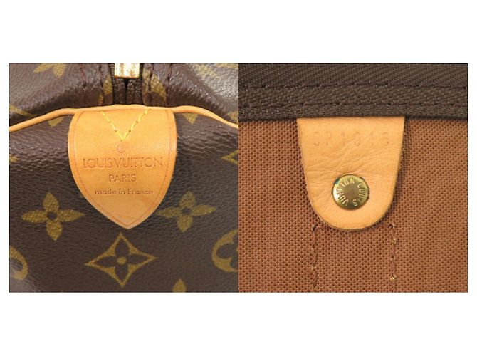 Borsa Boston Keepall 55 Monogram Louis Vuitton Marrone - vista 10