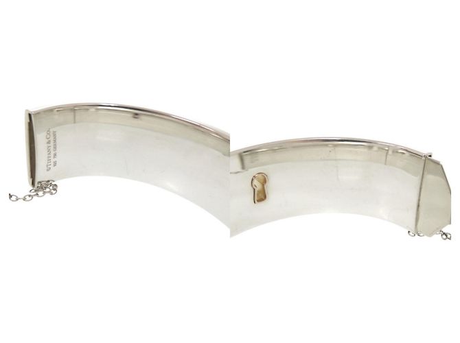 Bracciale a bangle a forma di cuore con lucchetto Tiffany & Co. Argento - vista 10