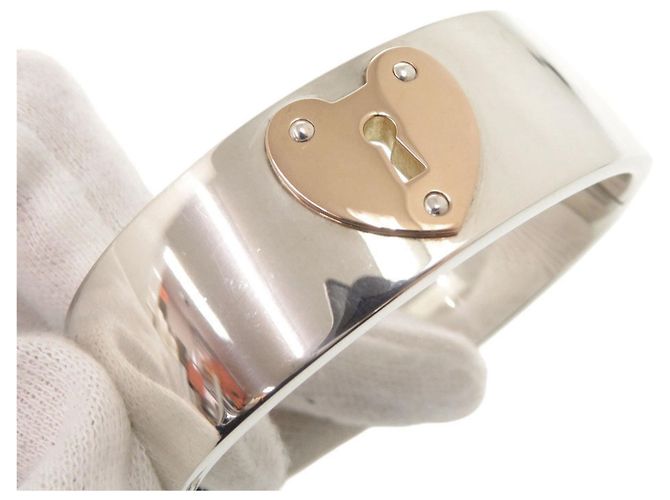 Bracciale a bangle a forma di cuore con lucchetto Tiffany & Co. Argento - vista 7