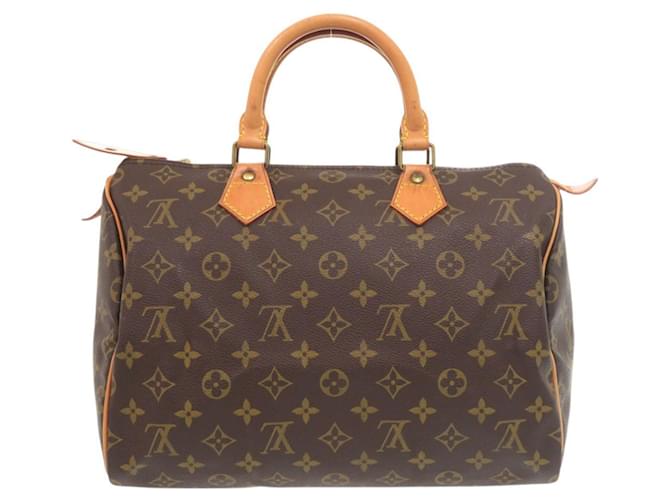 Borsa Louis Vuitton Speedy 30 Monogram Marrone Monogramma - vista 2