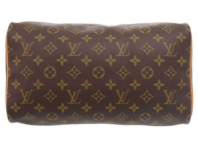 Borsa Louis Vuitton Speedy 30 Monogram Marrone Monogramma - vista 3