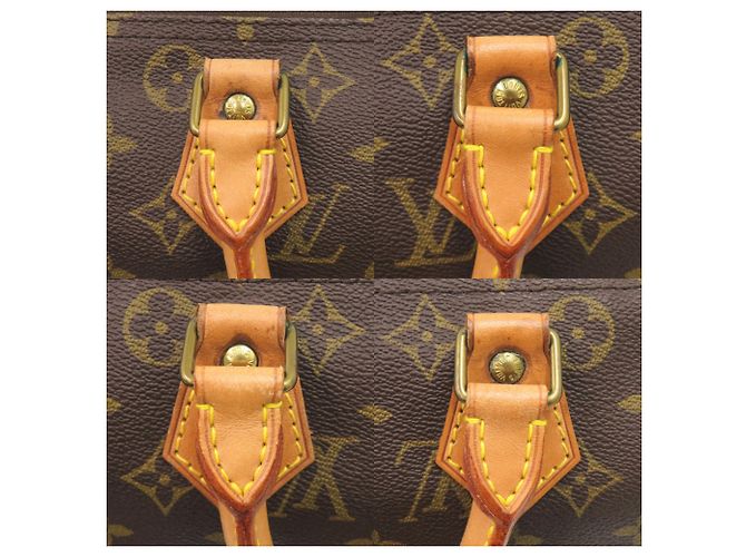 Borsa Louis Vuitton Speedy 30 Monogram Marrone Monogramma - vista 8