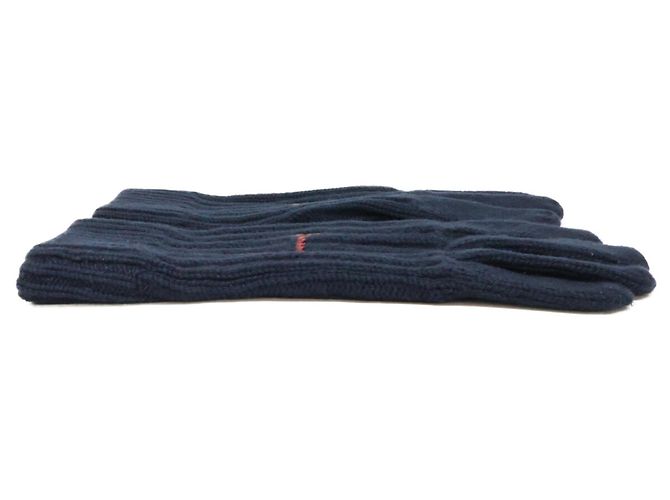 Guanti in cashmere e seta H Torsade di Hermès Blu navy - vista 2