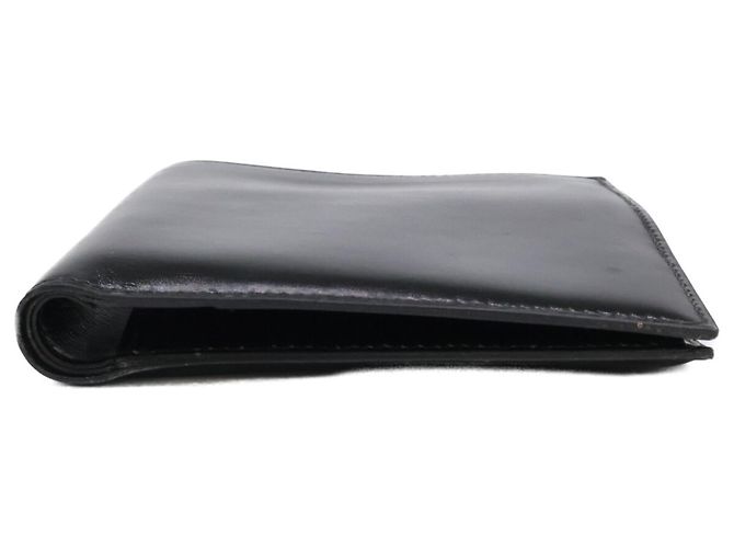 Hermès Hermes Box Calf Leather Bi-fold Wallet Black - view 3