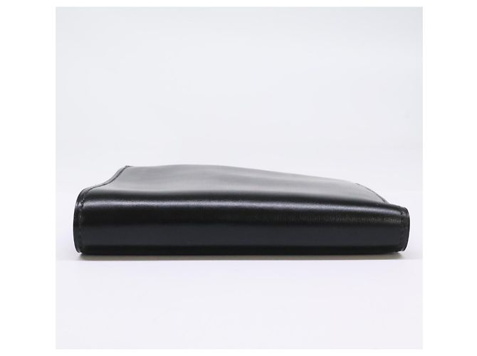 Hermès Hermes Box Calf Leather Bi-fold Wallet Black - view 4