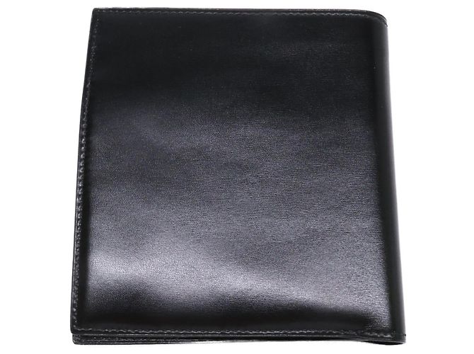 Hermès Hermes Box Calf Leather Bi-fold Wallet Black - view 6