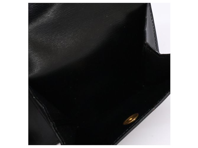 Hermès Hermes Box Calf Leather Bi-fold Wallet Black - view 8