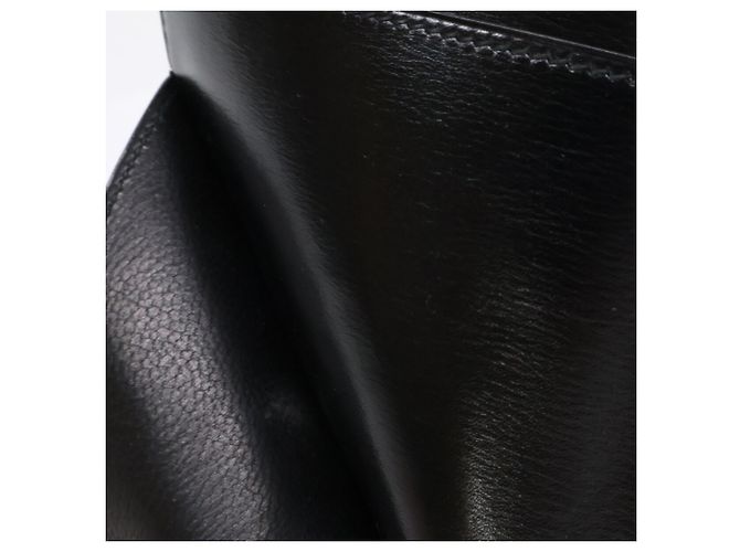 Hermès Hermes Box Calf Leather Bi-fold Wallet Black - view 9