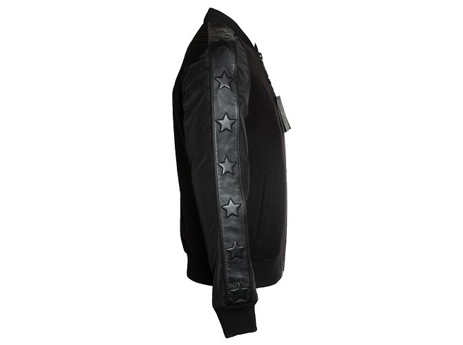 Philipp Plein, Wollfleece-Bomber Schwarz - Ansicht 2