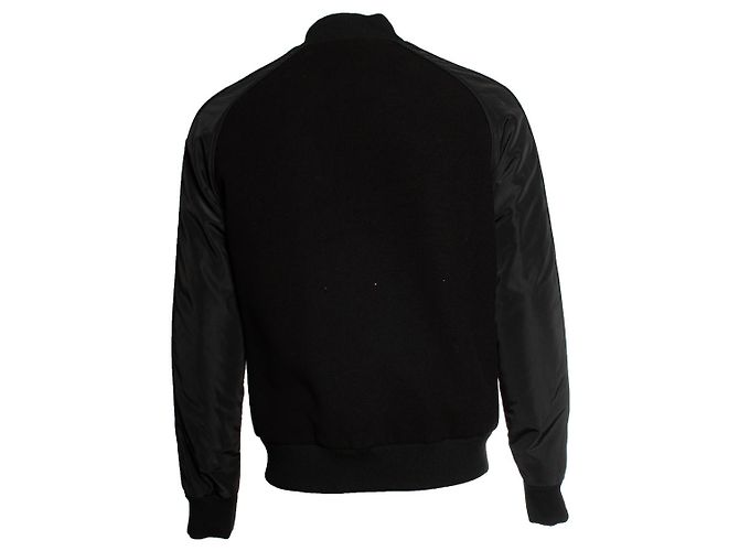 Philipp Plein, Wollfleece-Bomber Schwarz - Ansicht 3
