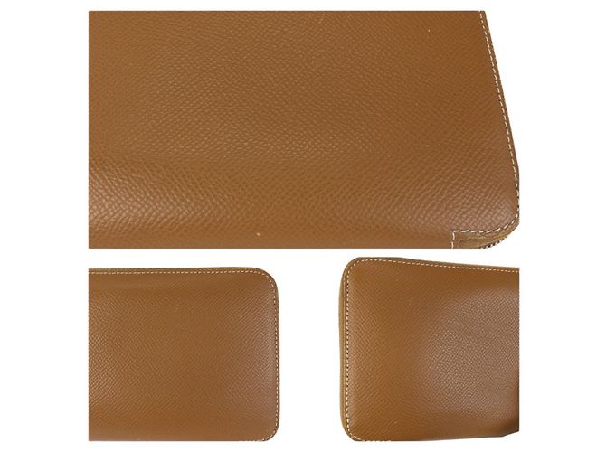 Portafoglio Long Azap Silk'in Hermès Marrone - vista 6