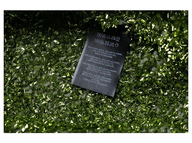 Dries van Noten, Suéter verde oversized de lamé - vista 5
