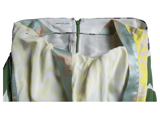 Vestido midi con cuello halter estampado Dries van Noten Multicolor - vista 5