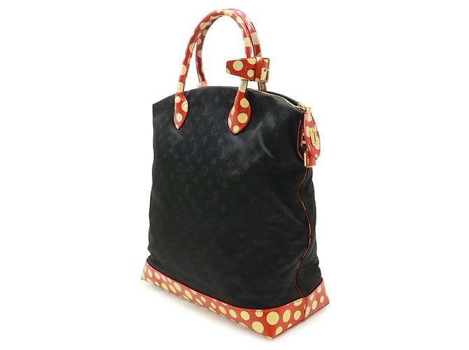 Louis Vuitton Vernis Infinity Dot Lockit MM Tote Rot - Ansicht 2