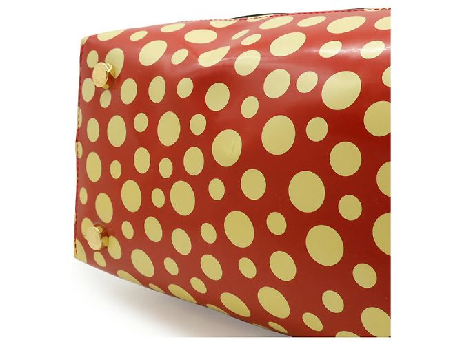 Louis Vuitton Vernis Infinity Dot Lockit MM Tote Rot - Ansicht 4