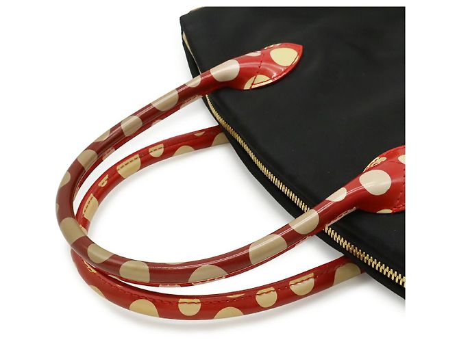 Louis Vuitton Vernis Infinity Dot Lockit MM Tote Rot - Ansicht 5