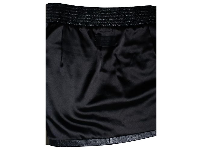 Falda de cuero recubierto Philipp Plein Negro - view 6