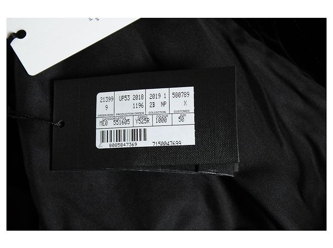 Saint Laurent, Bomber teddy in velluto cristallo 2018 Nero - vista 10