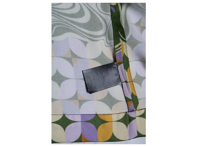 Vestido envolvente Dakola verde multi de Dries van Noten - vista 7