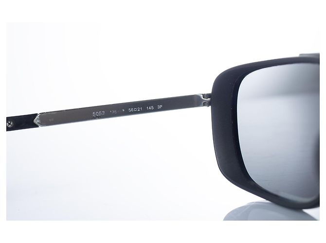 Bulgari Bvlgari, óculos de sol aviador em metal polarizado na cor preta Preto - vista 7
