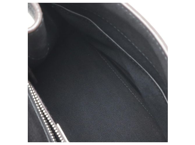 MCM Visetos Logo Backpack Coated Canvas Leather Black - view 8