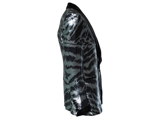 Giacca da smoking metallica a zebra Atticus di Tom Ford Multicolore - vista 2