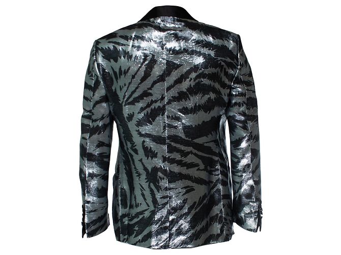 Giacca da smoking metallica a zebra Atticus di Tom Ford Multicolore - vista 3