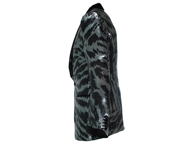 Giacca da smoking metallica a zebra Atticus di Tom Ford Multicolore - vista 4