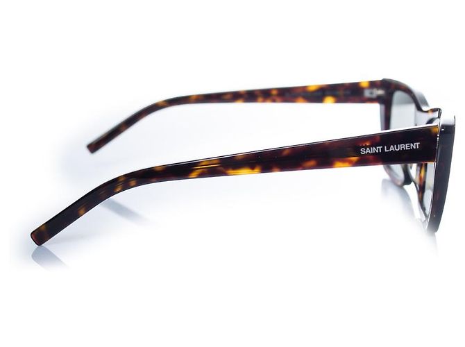 Gafas de sol Mica en tortuga marrón de Saint Laurent Castaño - vista 4