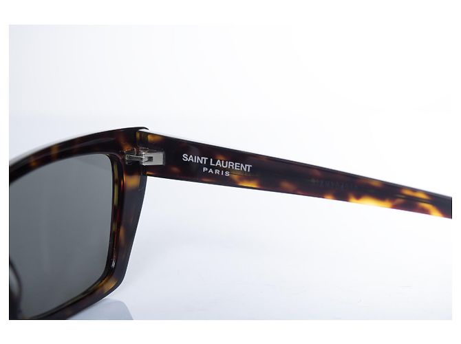 Gafas de sol Mica en tortuga marrón de Saint Laurent Castaño - vista 6