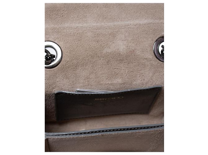 Borsa a tracolla in pelle argento Rebel di Jimmy Choo Metallico - vista 7