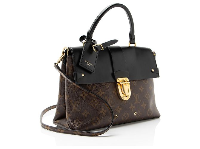 Louis Vuitton Monogram Canvas One Handle MM Klappentasche Schwarz - Ansicht 2
