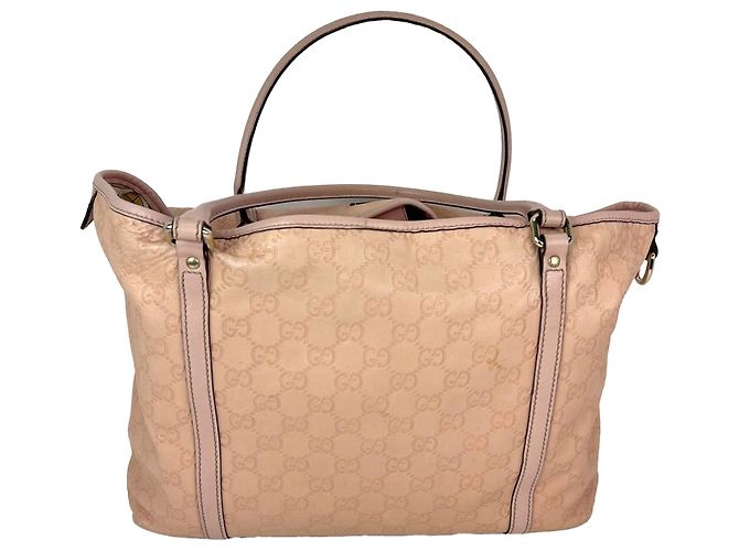 GUCCI Borsa Tote Joy Medium Rose Dragea in pelle Guccissima rosa - vista 2
