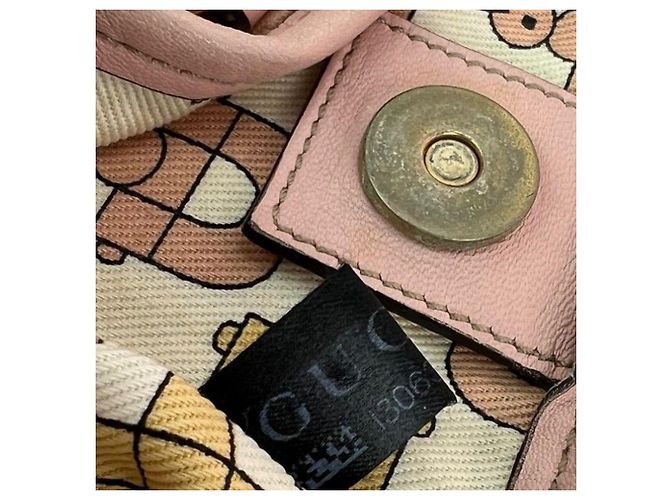 GUCCI Borsa Tote Joy Medium Rose Dragea in pelle Guccissima rosa - vista 4