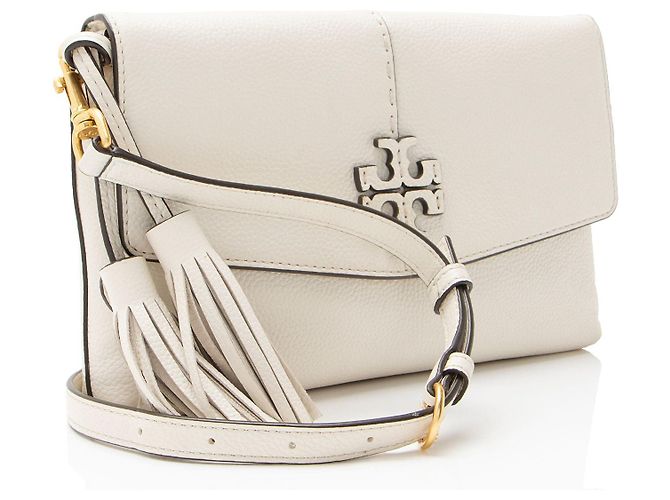 Bolsa transversal de couro McGraw da Tory Burch - vista 2