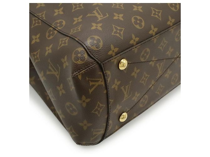 Borsa tote Monogram Montaigne GM di Louis Vuitton Marrone - vista 3