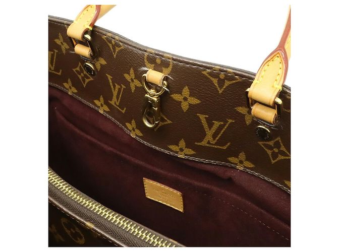 Borsa tote Monogram Montaigne GM di Louis Vuitton Marrone - vista 6