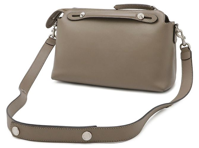 Fendi Leder By The Way Mittelhandtasche Grau - Ansicht 2