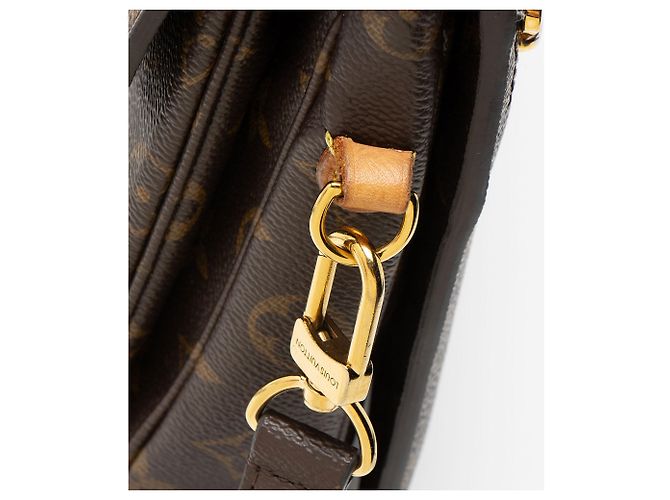 Borsa a spalla Pochette Metis in tela Monogram Louis Vuitton Marrone - vista 10