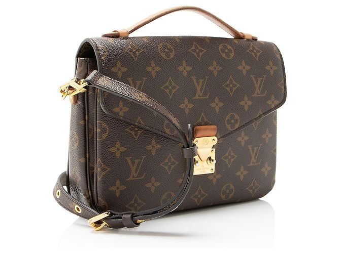 Borsa a spalla Pochette Metis in tela Monogram Louis Vuitton Marrone - vista 2