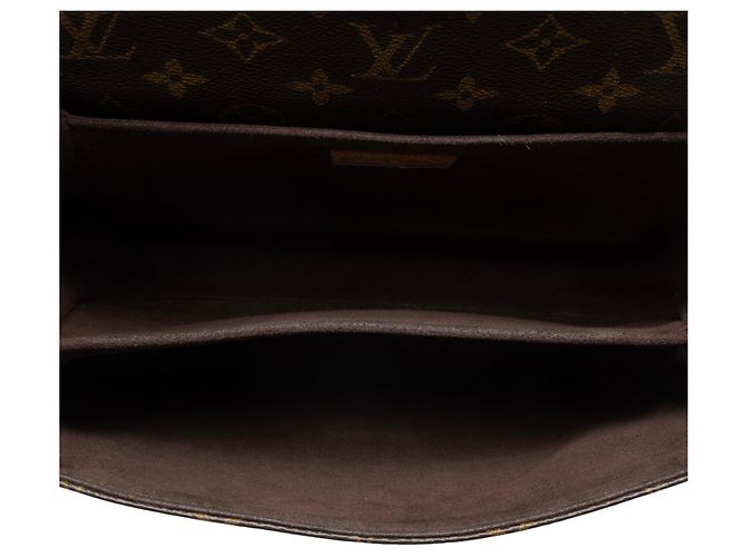 Borsa a spalla Pochette Metis in tela Monogram Louis Vuitton Marrone - vista 6