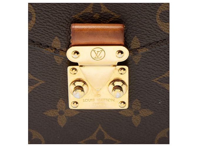 Borsa a spalla Pochette Metis in tela Monogram Louis Vuitton Marrone - vista 8