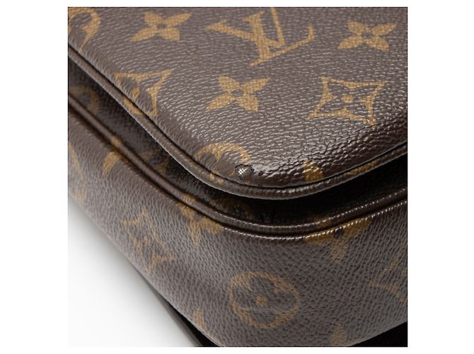 Borsa a spalla Pochette Metis in tela Monogram Louis Vuitton Marrone - vista 9
