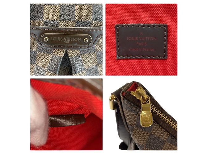 Borsa a Spalla Damier Bloomsbury PM Louis Vuitton Marrone - vista 3