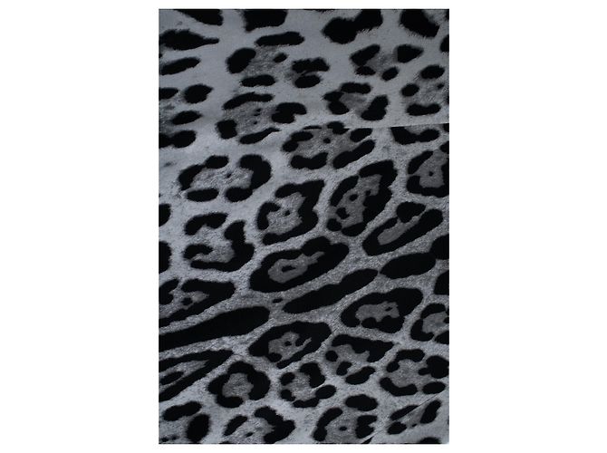 Vestido maxi de leopardo gris Dolce & Gabbana - vista 7