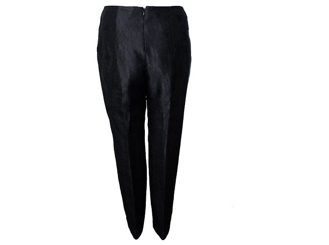 Alexander McQueen, cropped Hose Schwarz - Ansicht 3