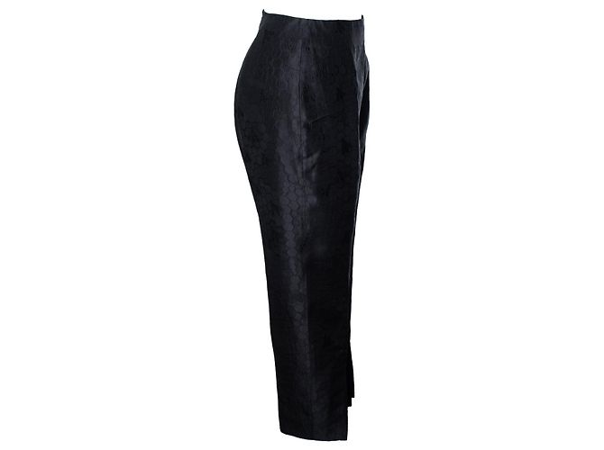 Alexander McQueen, cropped Hose Schwarz - Ansicht 4