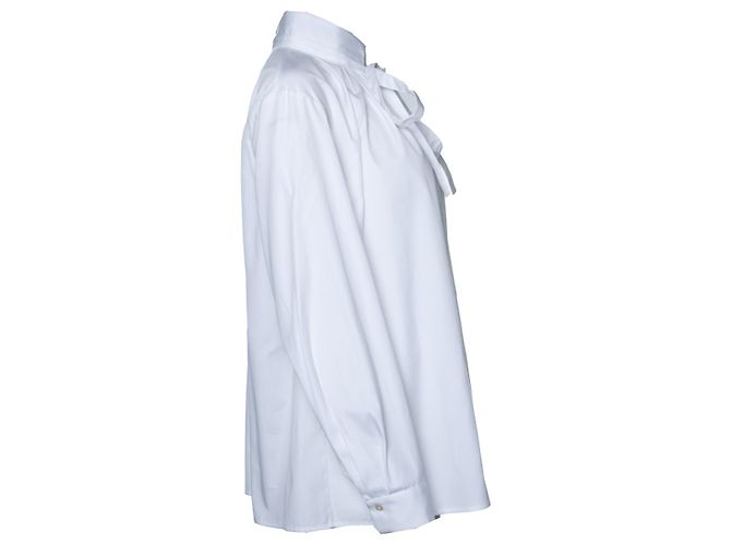 Camicia bianca Orton con fiocco Joseph Bianco - vista 4